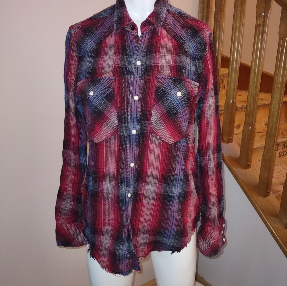 GOLDEN by TNA button down shirt - Picture 1 of 7